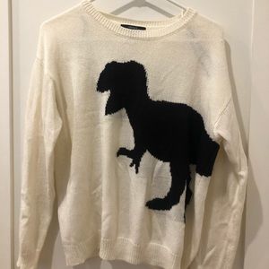 Forever 21 Dinosaur Sweater - Size M